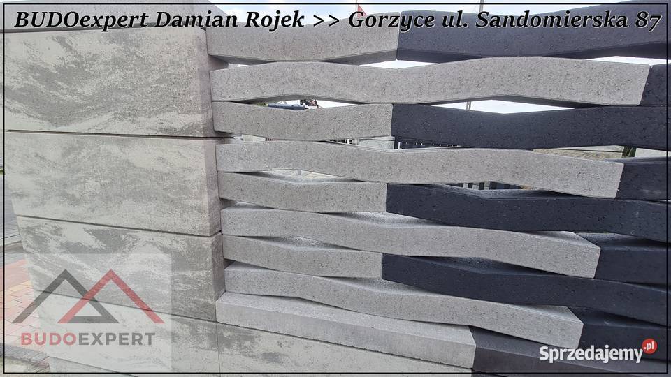 DUŻY bloczek ogrodzeniowy Joniec Roma Mega kolor podkarpackie Stalowa Wola