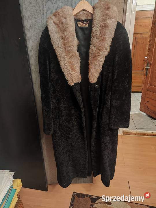 Powojenny skórzany plaszcz