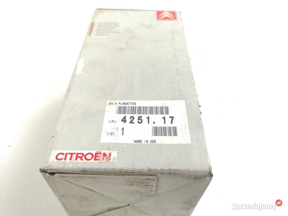 KLOCKI HAMULCOWE PRZÓD CITROEN JUMPER DUCATO ORI Klocki hamulcowe sprzedam