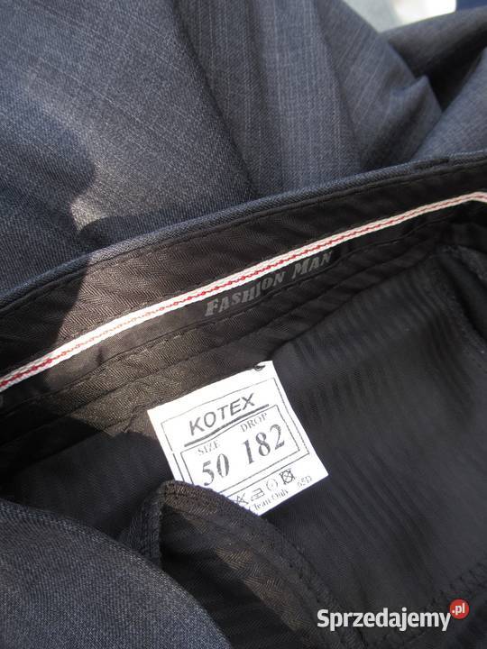 grafitowy Garnitur 50 na 182 2 częściowy podkarpackie Dębica