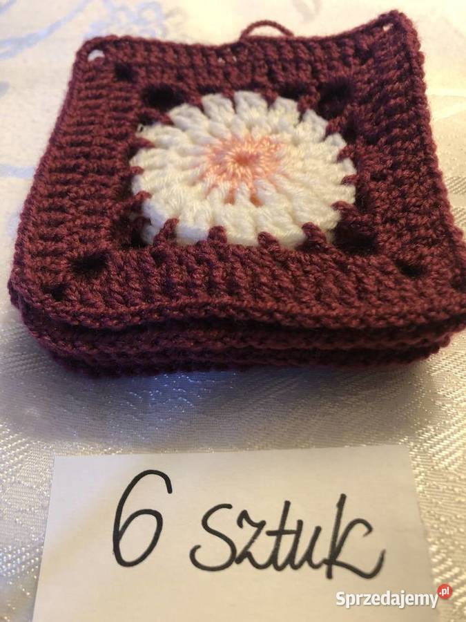 kwadraty na szydełkubabuni 950105 plednarzuta 12 Zegrze