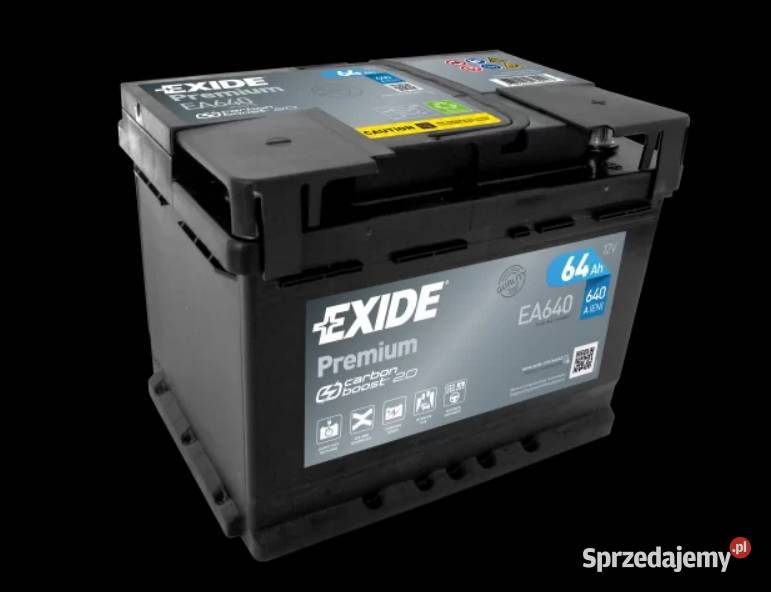 Akumulator Exide Premium 64Ah 640A EN PRAWY PLUS warmińsko-mazurskie Elbląg