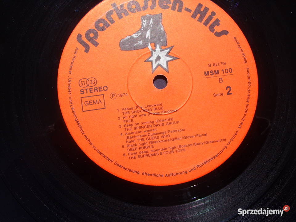 Winyl LP SPARKASSEN HITS24 TOPS HITS 2 LP 1974 R Wołów