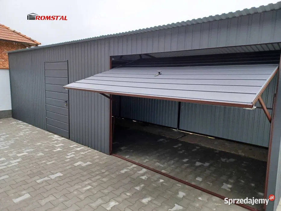 GRAFITOWY Wąski Garaż Blaszany Wiata Magazynowa Sucha Beskidzka