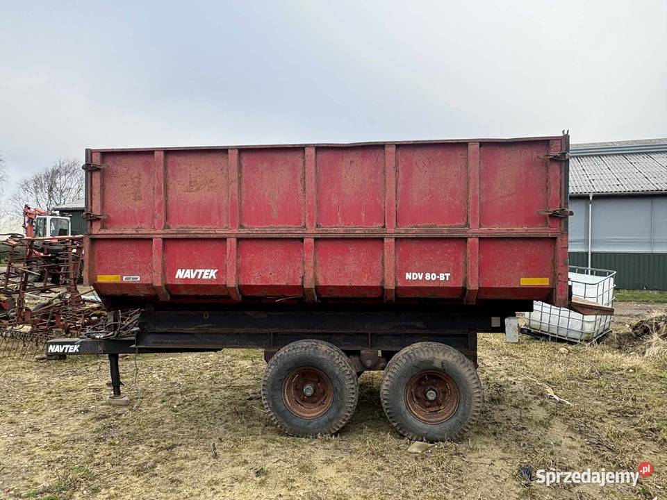 Przyczepa tandem kimadan na resorach tandem 8 nieuszkodzony Nowa Karczma