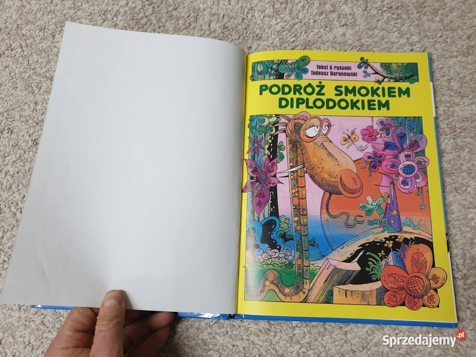 Podróż Smokiem Diplodokiem Manzoku 2005 kredowy papier  Gdynia