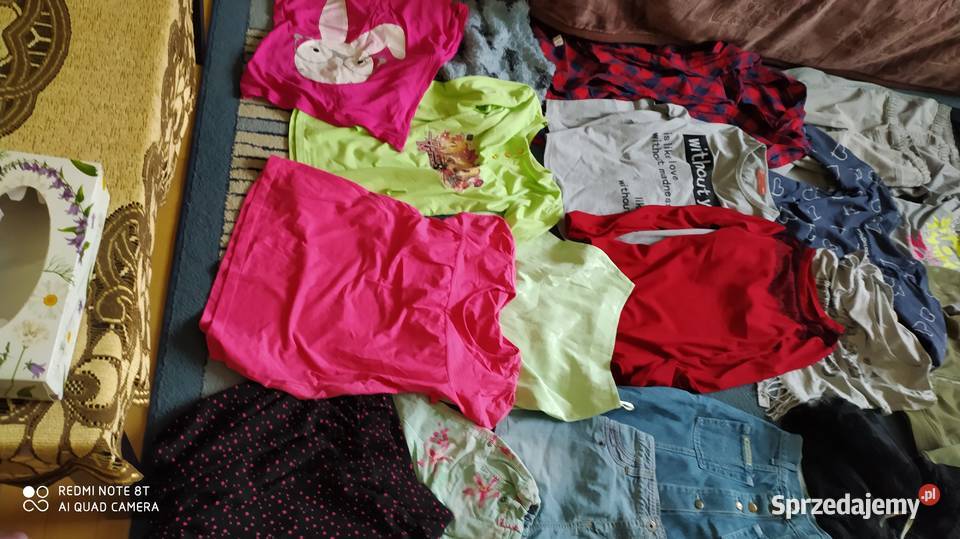odzież ubrania dziewczęce 146 152 paka ubrań 73 Poznań