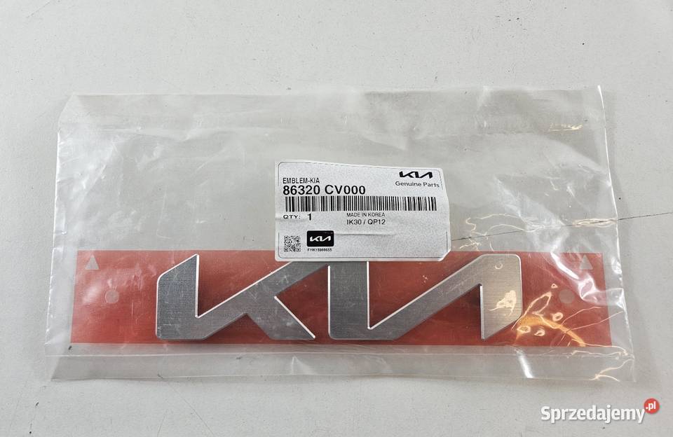 KIA EV6 ZNACZEK EMBLEMAT MASKI POKRYWY SILNIKA