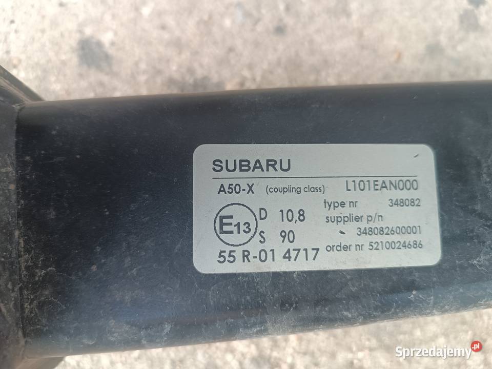 Hak cholowniczy Subaru Forester 5outbeck 6