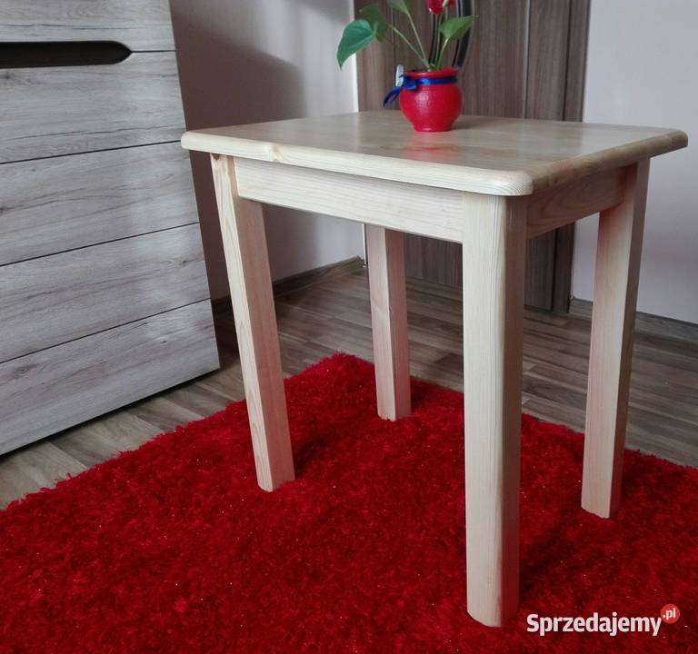 MASYWNY stół drewniany kuchenny 80x50 NOWY stoły Sosnowiec