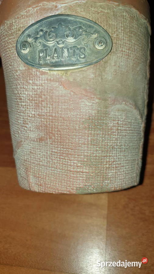 Osłonka doniczka gliniana ceramiczna Plants mazowieckie