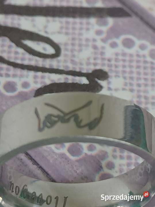 Obrączka Grawerowana I love you Stal nierdzewna Tarnowo Podgórne