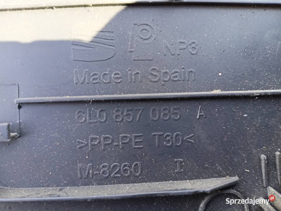 Plastiki z wnętrza Ibiza 6L 20022005 osobowe Osłony i zaślepki podkarpackie