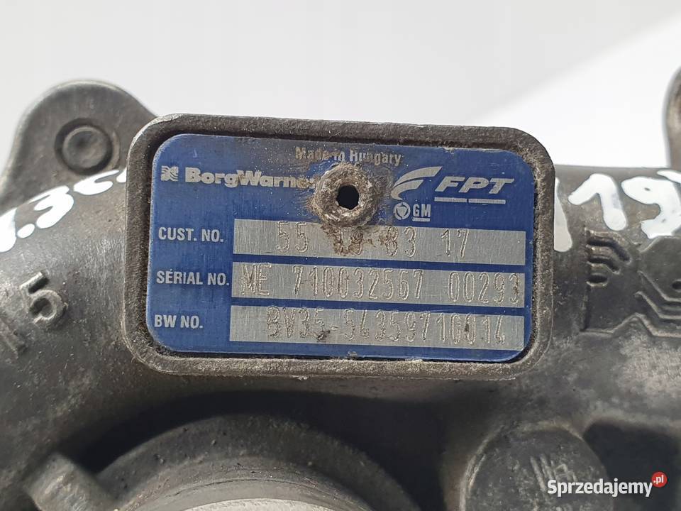 TURBOSPRĘŻARKA Opel Corsa D 13 CDTI turbo Chełm