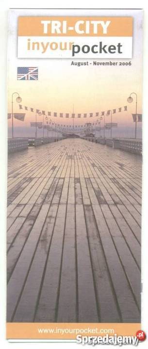 Plan miasta TriCity Gdańsk Sopot Gdynia Rok wydania 2006 pomorskie sprzedam