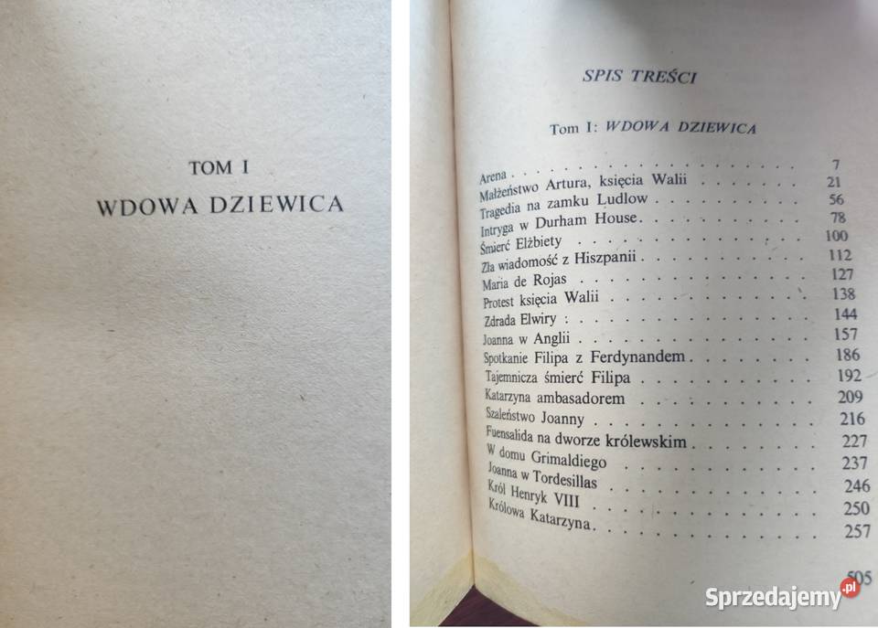 Plaidy Jean Katarzyna Aragońska 1981 Kielce