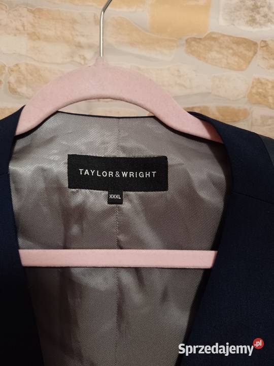 3XL Taylor Wright Granatowa kamizelka Rozmiar 3XL
