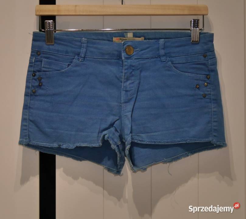Bershka świetne chabrowe spodenki 36 S Wrocław