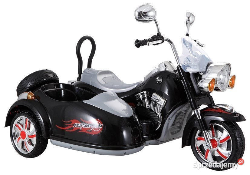 Autko motorek MOTOR Z KOSZEM na akumulator Myszków