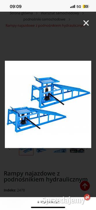 Rampy najazdy z podnośnikiem hydraulicznym małopolskie
