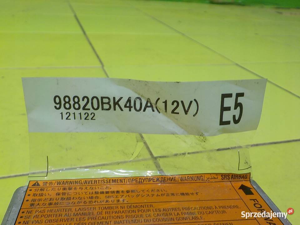 NISSAN QASHQAI J10 LIFT 15 DCI 13r 5D modul Wyposażenie elektryczne Suków