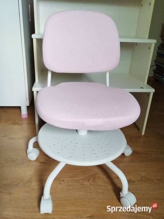 Krzesło do biurka Vimund Ikea różowe fotel Grodzisk Mazowiecki