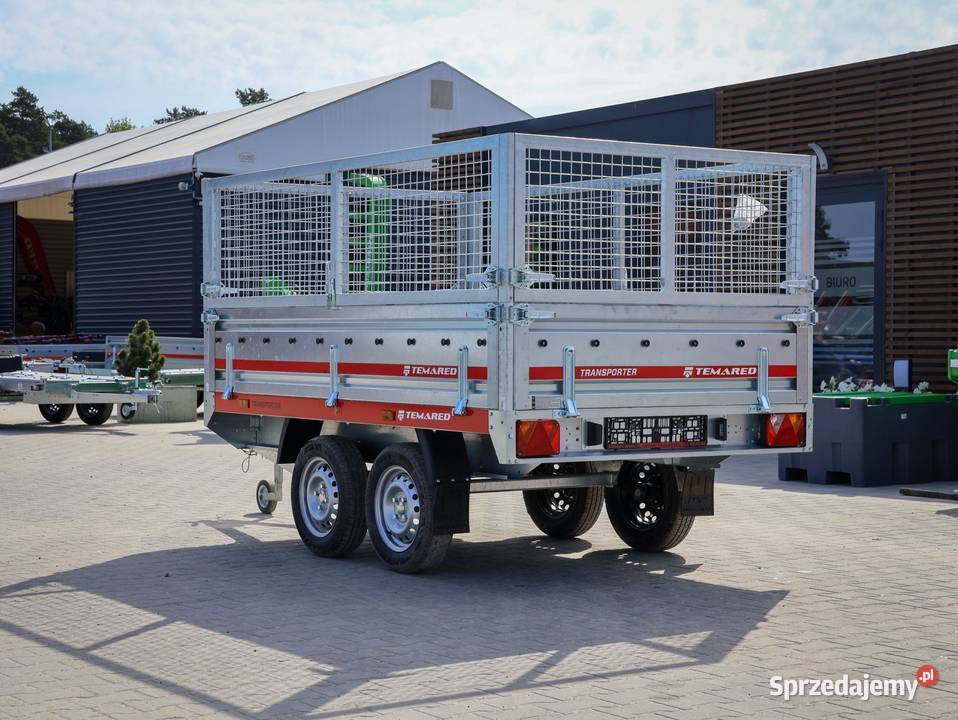 Przyczepa TEMARED TRANSPORTER 25152 z burtami Burtowe i plandeki Cegielsko