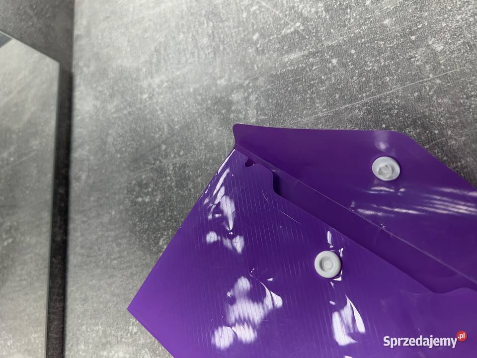 Etui opakowanie teczka na fiszki fioletowa HIT Jasło sprzedam