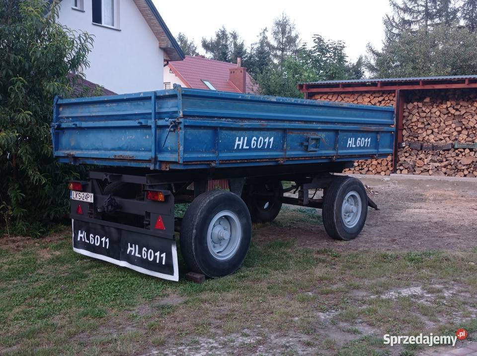 Przyczepa rolnicza hl 6011 95 produkcji okazja lubelskie Krasnystaw