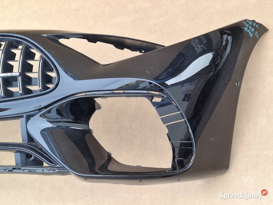 MERCEDES SL W232 AMG ZDERZAK PRZEDNI GRILL Bieleń