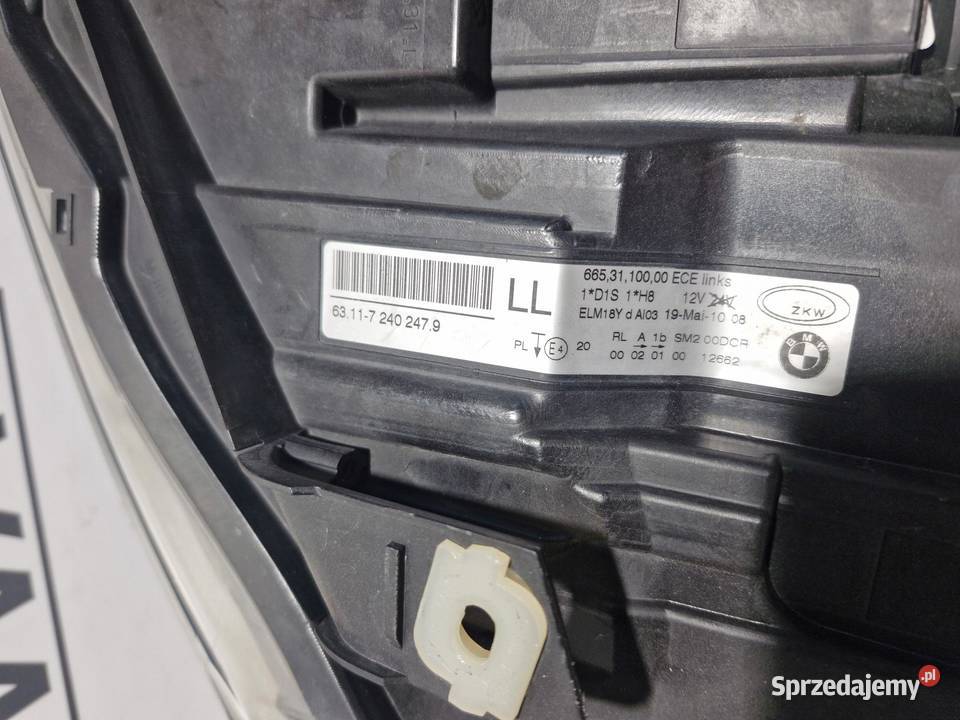 BMW 3 E90 E91 LCI LIFT LAMPA LEWA PRZÓD BIXENON Lampy przednie