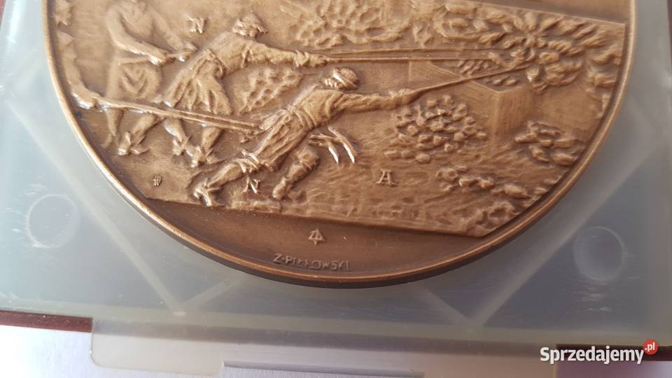 Medal 150 lecia Huty im F Dzierżyńskiego brąz Dąbrowa Górnicza