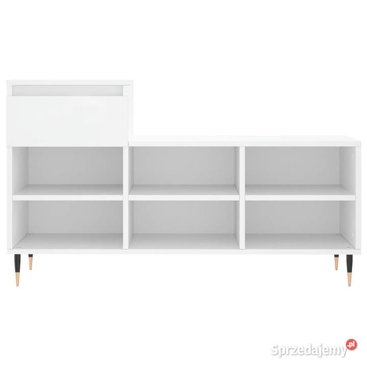 Półka na buty biała 102x36x60 materiał Warszawa