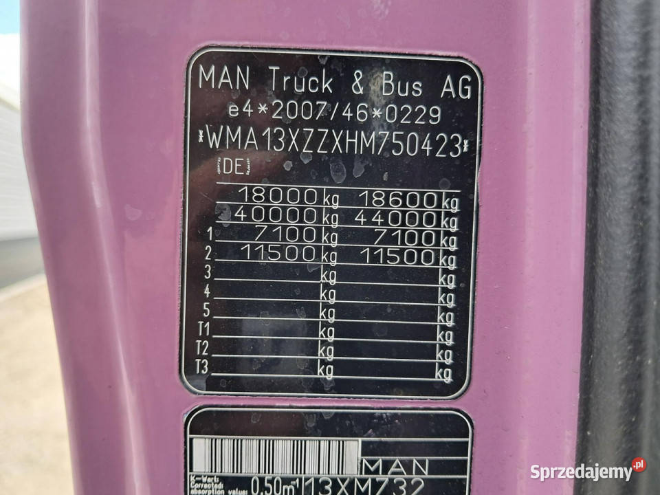 MAN Tgx 18500 Man TGX 18510 Poleasingowe BZ Komorniki