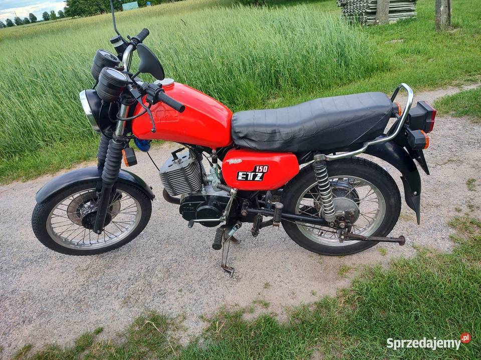MZ ETZ 150 1990 Rok produkcji 1990 Motocykle, skutery, quady Michów