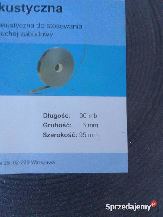Taśmy akustyczne pod profil Brzesko