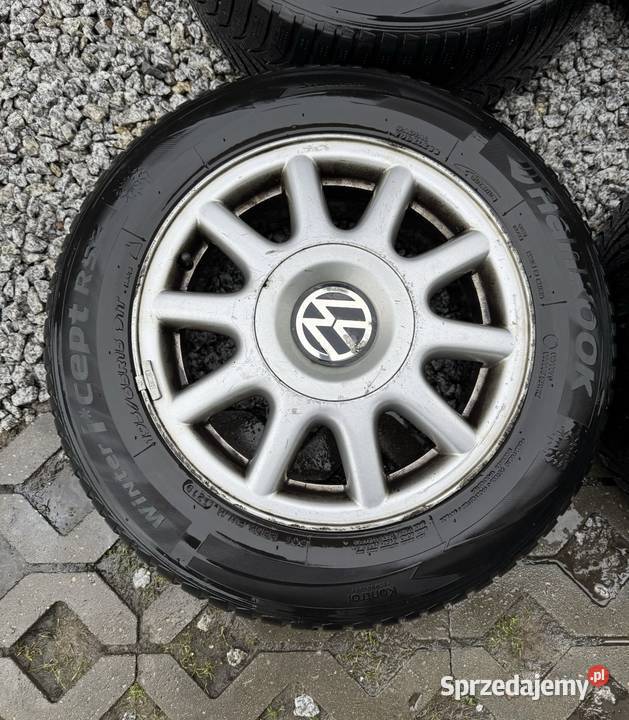 Felgi VW 5x112 Opony zimowe 1956515 Hankook Audi lubelskie Krępiec sprzedam
