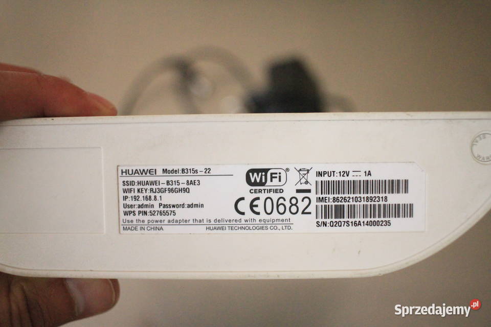 Router Huawei B315S22 4G LTE czarny Elektronika Pszczyna
