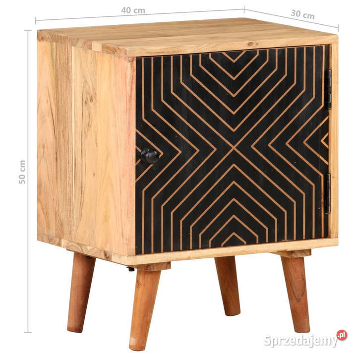 Szafka nocna 40 x 30 x 50 lite drewno akacjowe Warszawa