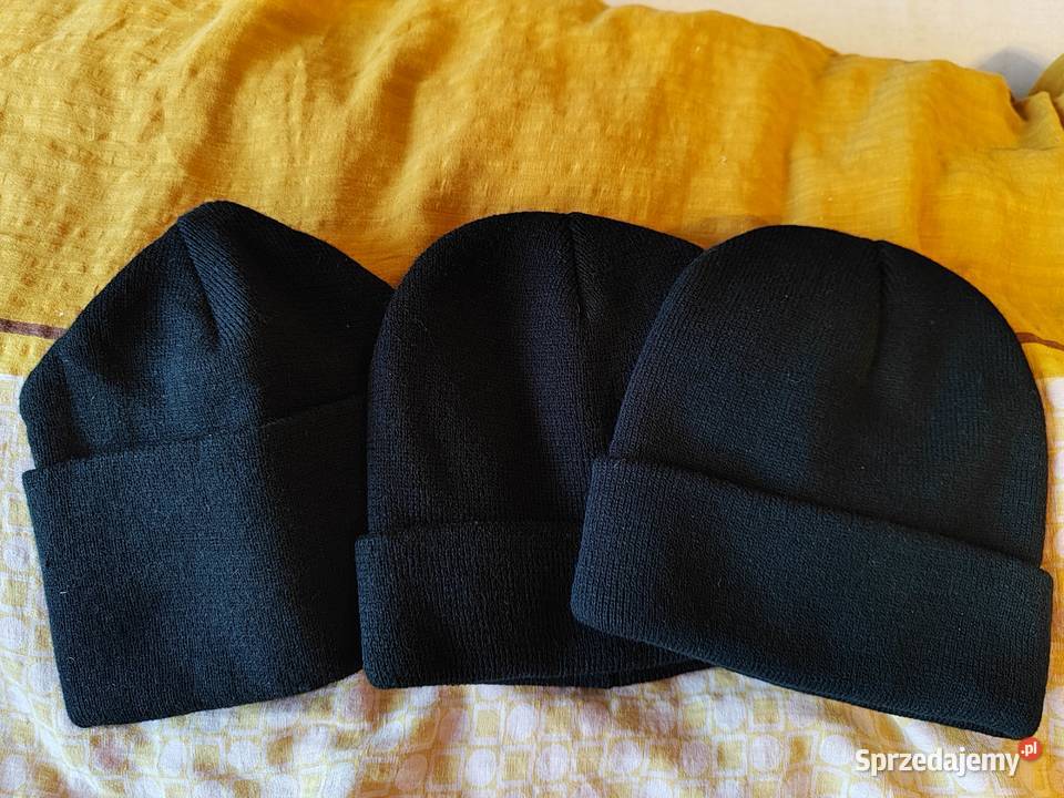 Czapki czarne 3 małopolskie Wielka Wieś