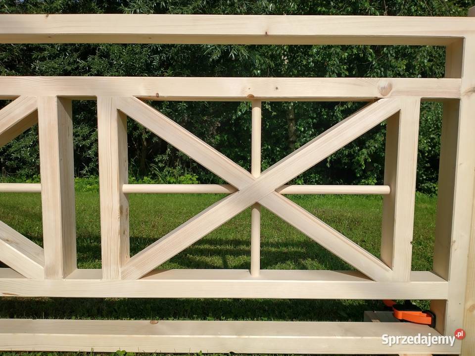 Balustrady drewniane sprzedam