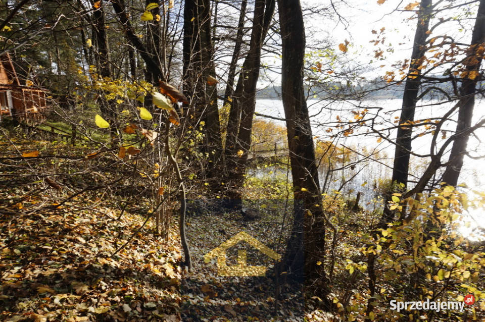 Działka z linią brzegową jeziora Ruś Mała