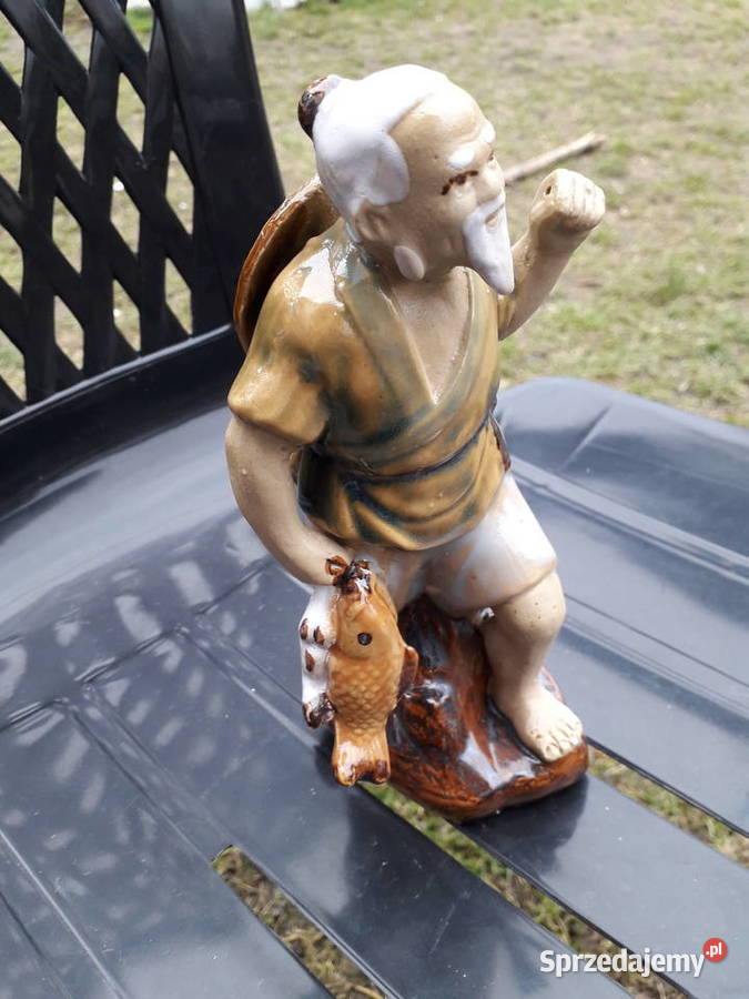 Figurka winner chińczyk wedkarz rybak Warszawa