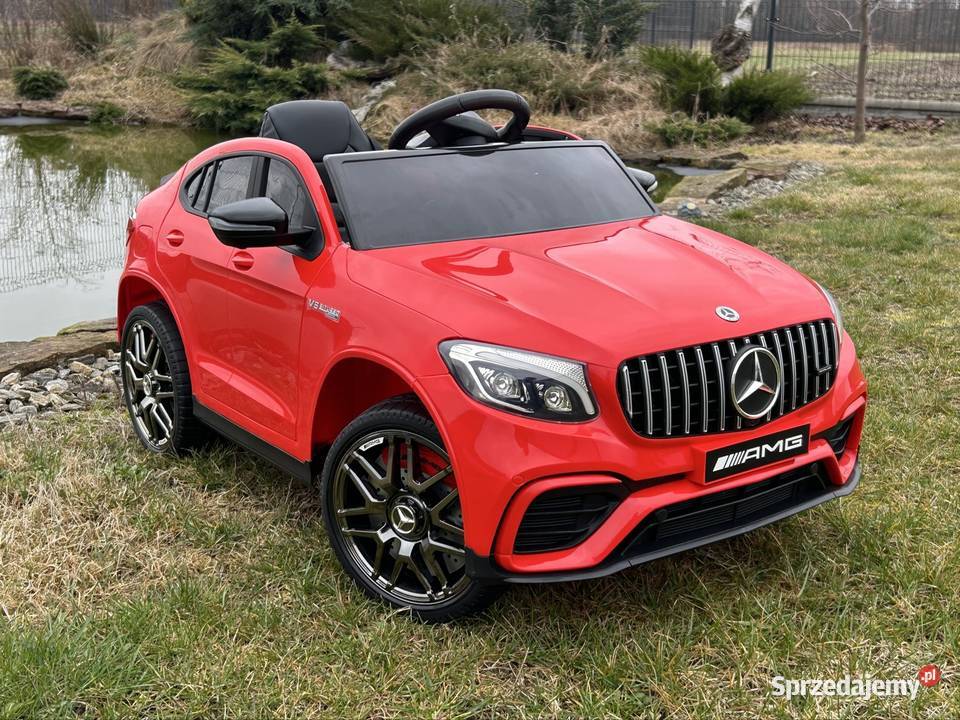 Auto na akumulator Mercedes GLC 4x45 Watt Miękkie koła Pilot Skóra