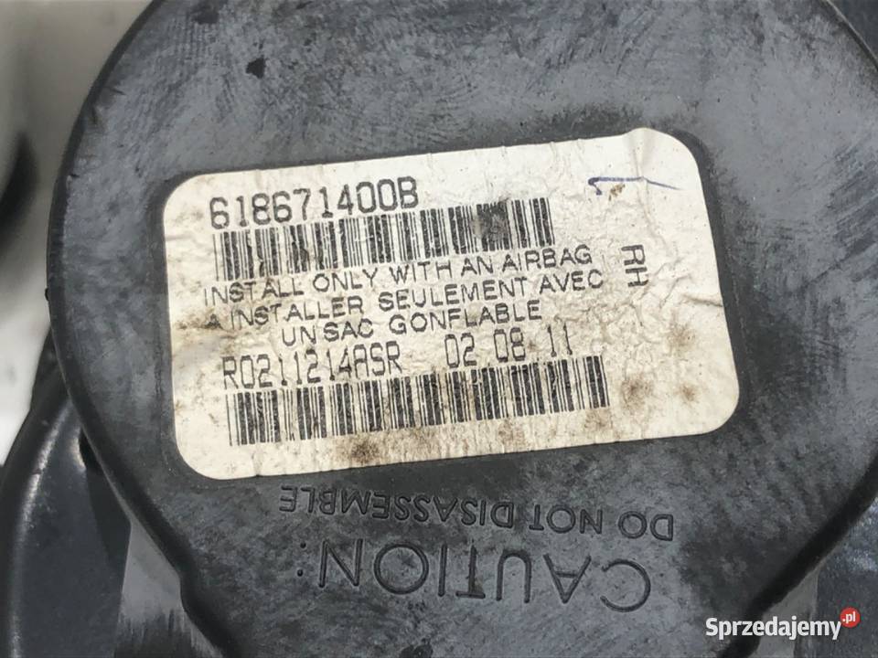 PAS BEZPIECZEŃSTWA PRAWY PRZÓD FORD FOCUS III osobowe