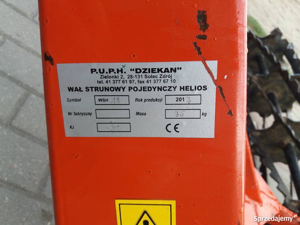 Wałek strunowy agregatu Grudziądz