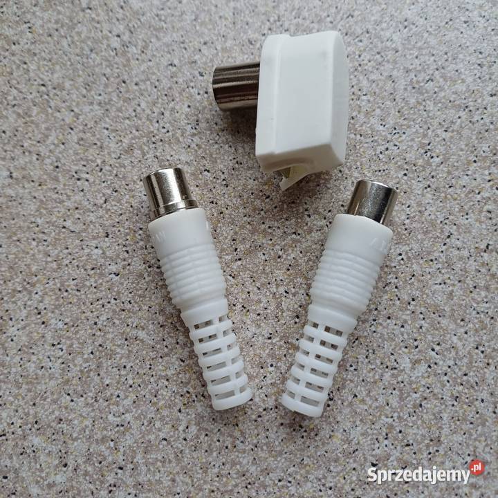 Gniazdo antenowe 2 wtyki antenowe nowe Części i akcesoria