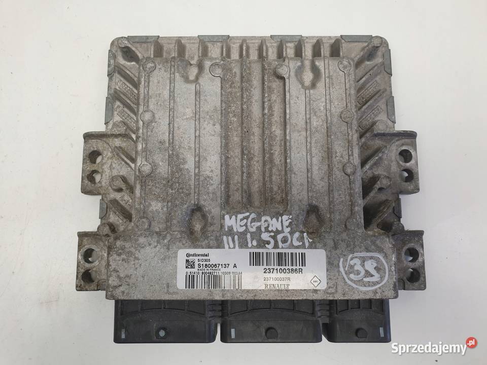 Renault Megane III 15 DCI STEROWNIK SILNIKA osobowe Rudka