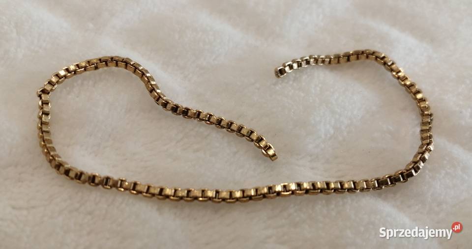 Łańcuszek 2x2mm kolor złoty 175 Kreatywne Biżuteria - półprodukty Czeladź