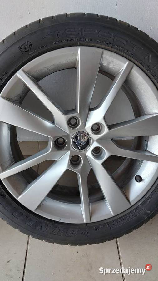 Koła skoda octavia 3 alufelgi 17 z oponami Szczecin